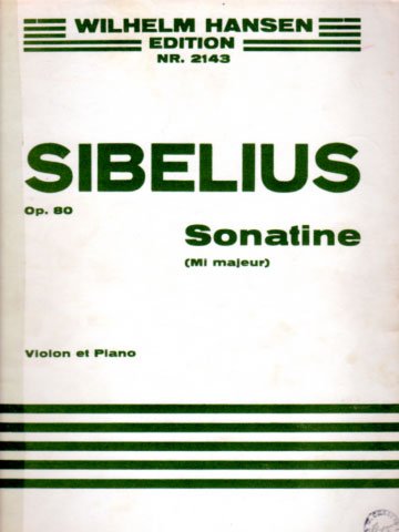 Sonatina for Violin and Piano in E Minor