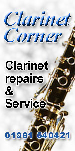Clarinet repairs and service