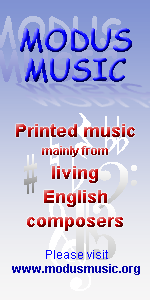 Modus Music - printed music from living English composers