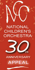 TAF Music is proud to support the National Children's Orchestra of Great Britain 30th Anniversary Fund-raising Appeal