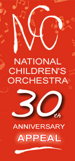 TAF Music is proud to support the National Children's Orchestra of Great Britain 30th Anniversary Fund-raising Appeal