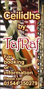 Ceilidhs by TafRaf 01544 350279