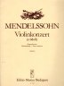 Mendelssohn violin Concerto in E Minor Op 64 Arr J Hubay Budapest 7044 - click image for more information