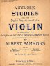 Virtuosic Studies for Daily Violin Practice - click image for more information