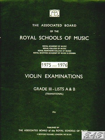 Violin Exam Pieces Grade 3