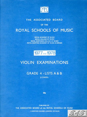 Violin Exam Pieces Grade 4