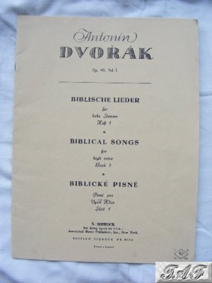 Biblical Songs for high voice Book 1