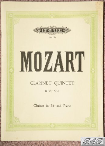 Clarinet Quintet K.V.581