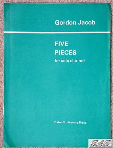 Five Pieces for solo Clarinet