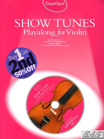 Show Tunes Playalong for violin