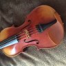 Bridge Aquila Electric Violin Metallic Red 4/4 hardly used - thumbnail picture 4
