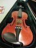 STENTOR MESSINA three quarter size VIOLIN 2 WOODEN BOWS CASE - thumbnail picture 2