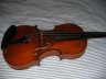 French full size Violin circa 1900 and Silver mounted Bow - thumbnail picture 1