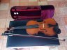Caswells Maestro three quarter size violin outfit in excellent condition - thumbnail picture 1